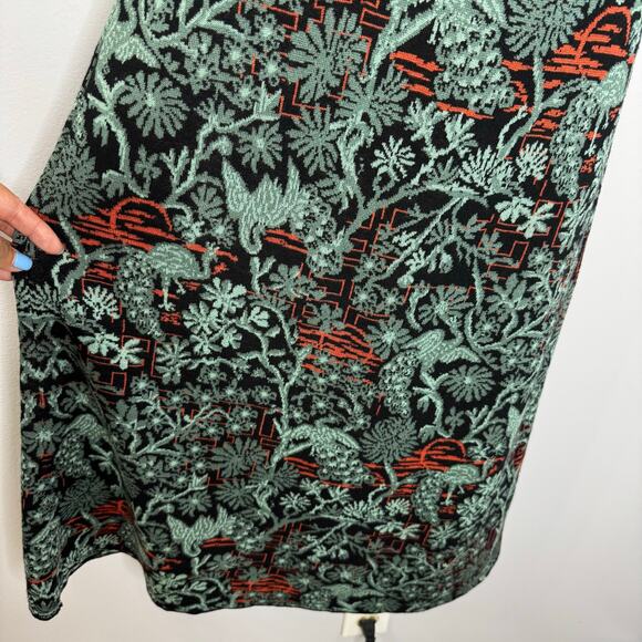 Peruvian Connection Oujda Pima Cotton Knit Sleeveless Midi Dress Floral Multi S - Picture 5 of 11